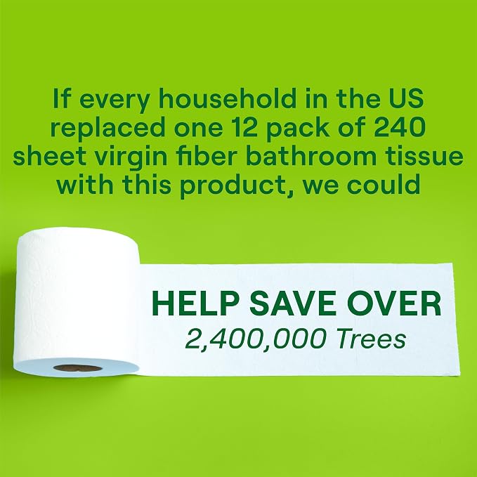 Seventh Generation Toilet Paper Recycled Bath Tissue 4-Pack 100% Recycled Paper - Image 5