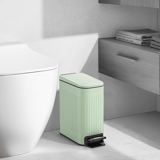 TIPGO Slim Bathroom Trash Can - Image 5