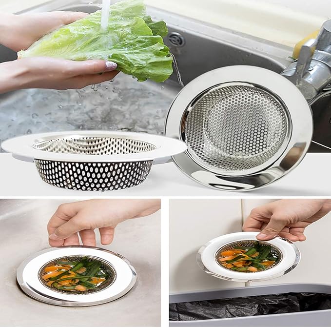 4-Piece Kitchen Sink Strainers - Image 6