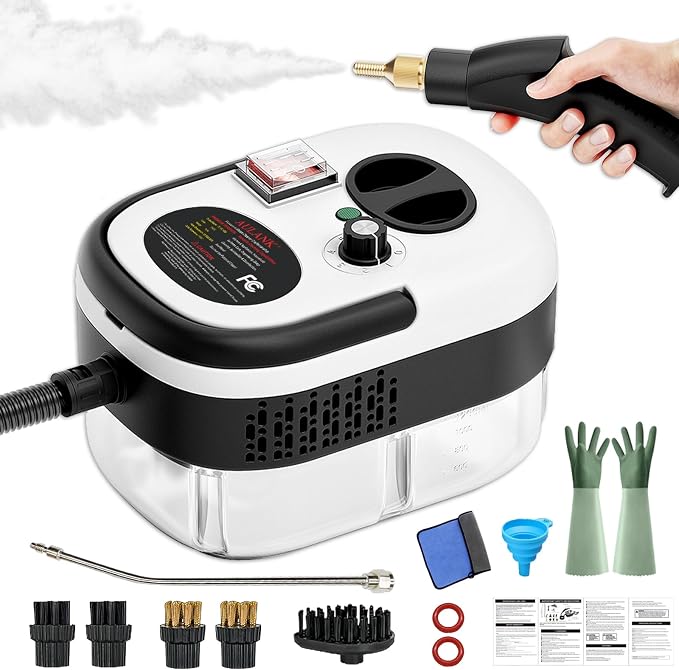 2500W Handheld Steam Cleaner, Portable Car Steamer by AULANK