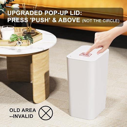 N. NETDOT 3 Pack Small Trash Can - Image 3