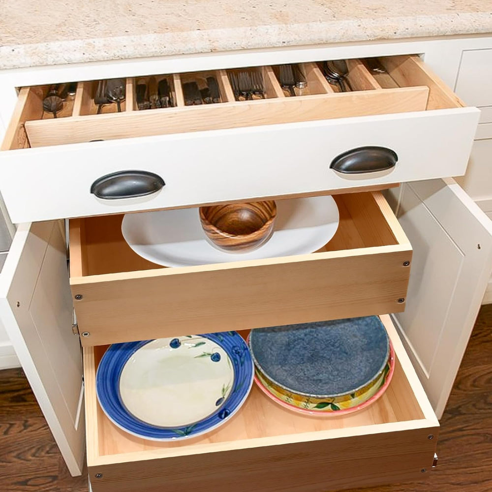 Mulush Pull Out Cabinet Organizer 23''W×21''D×16''H S...
