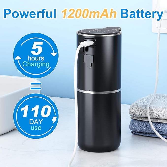 Automatic Foaming Soap Dispenser Foaming Hand Sanitizer Touchless 1200mAh Soap - Image 4
