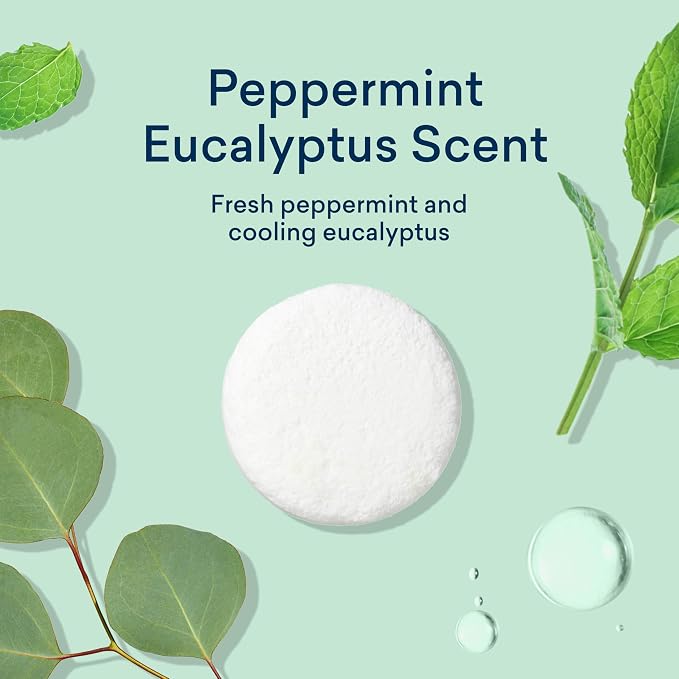 BLUELAND Toilet Bowl Cleaner Tablets, Peppermint Eucalyptus, Plastic-Free - Image 4