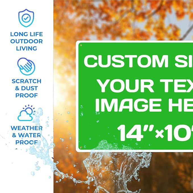 Personalized Aluminum Weatherproof Metal Signs - Image 3