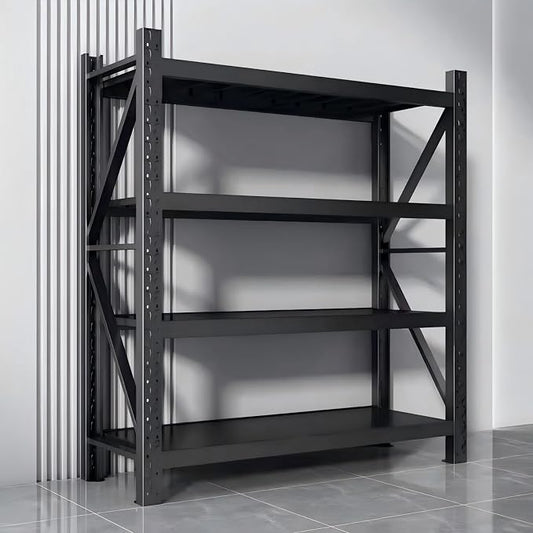 Storage Shelves Heavy Duty, Metal Garage Shelving Units, 4 Tier Storage Rack by Unknown