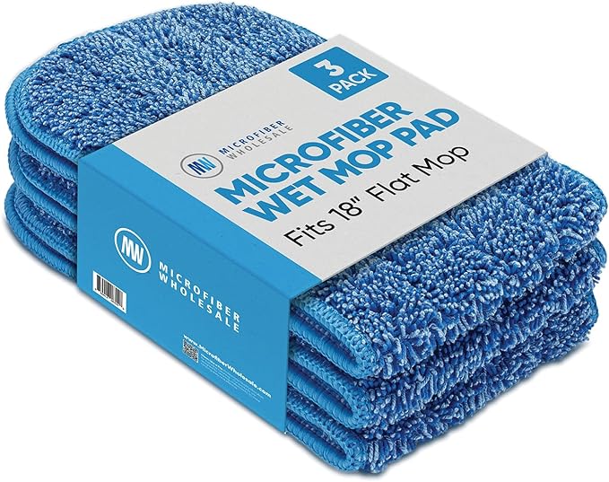 Microfiber Wholesale 18 inch Microfiber Mop Pads by MicrofiberWholesale