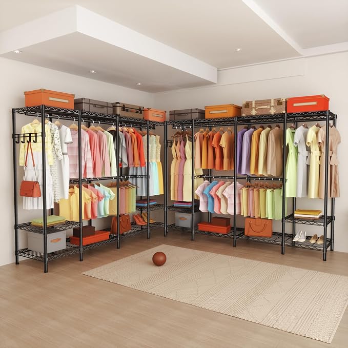 Extra Large Garment Rack Heavy Duty Metal Clothes Rack - Image 2