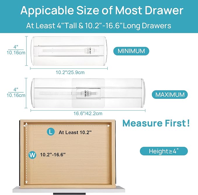 Vtopmart 12 Pack Drawer Dividers - Image 2