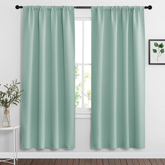 RYB HOME Rod Pocket Blackout Curtains by RYBHOME