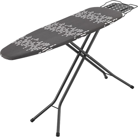 Deluxe Ironing Board with Heat Resistant Cover and Thicken Felt Pad, Safety by Jakeefud