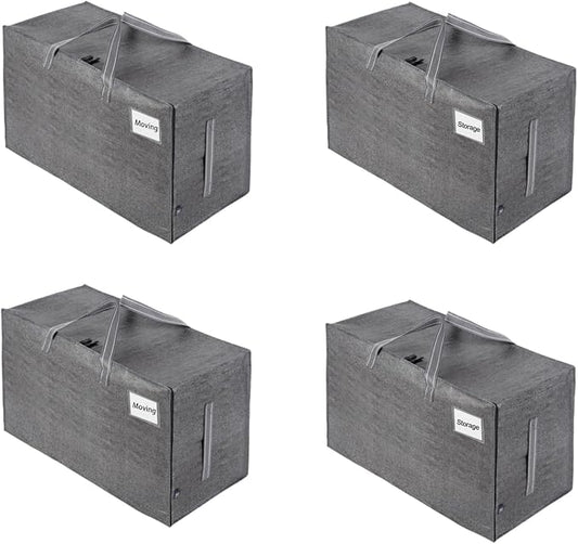 VENO 4 Pack Moving and Storage Bags, Heavy Duty, Alternative to Moving Boxes by Veno