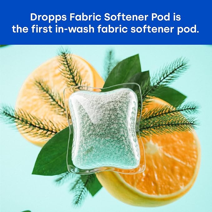 Dropps Laundry Fabric Softener Pods, Crisp Breeze - Image 2
