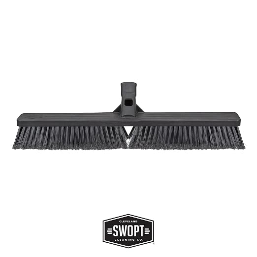 SWOPT 24” Standard Multi-Surface Push Broom Head — Indoor and Outdoor Push - Image 2