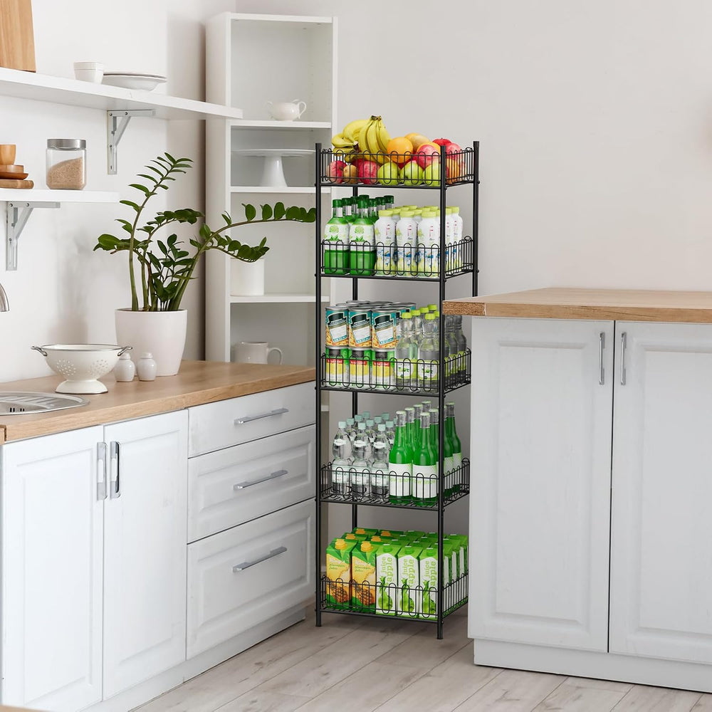 OYEAL Soda Can Organizer for Pantry 5 Tier Water Bottle Organizer Holder for ...