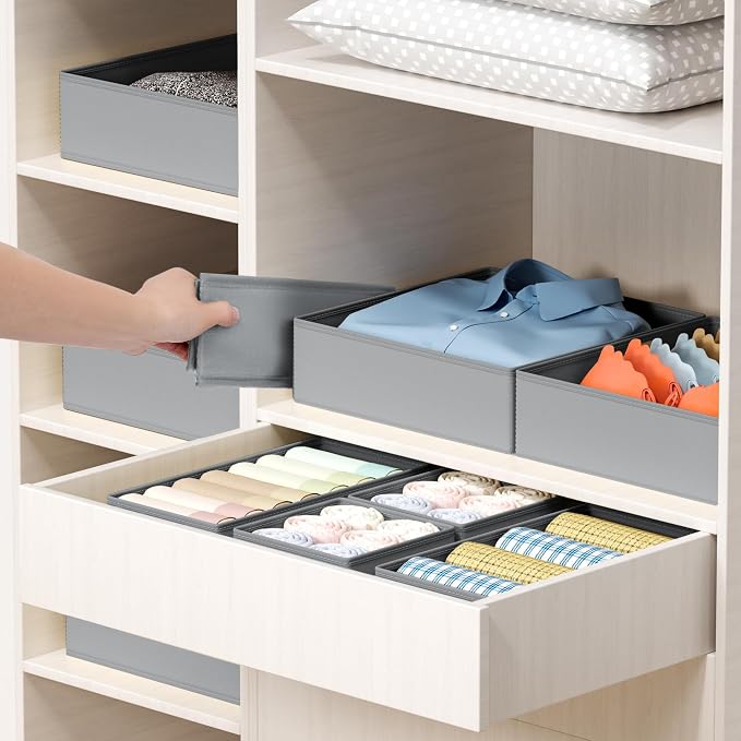 DIMJ Drawer Organizer Clothes - Image 7