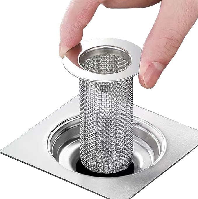 Resdenio Bathroom Sink Drain Strainer Stainless Steel, 2 Pack Floor Drain by Resdenio