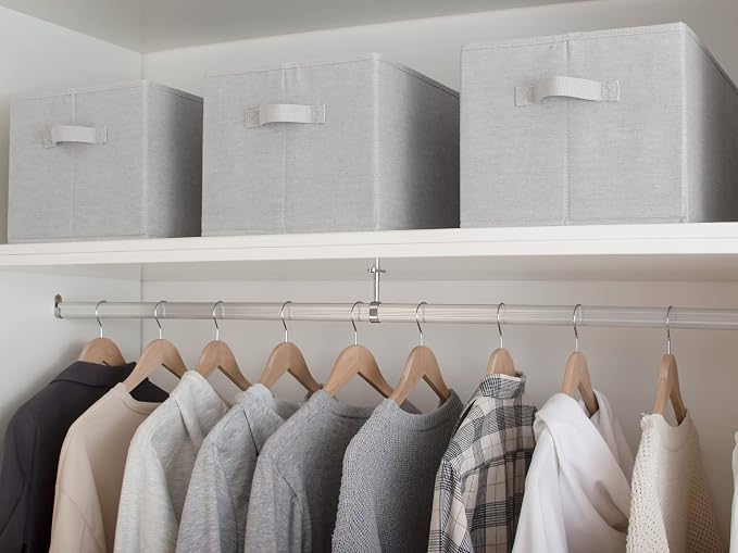 StorageWorks Storage Baskets for Shelves, Foldable Fabric Closet Storage Bins - Image 4