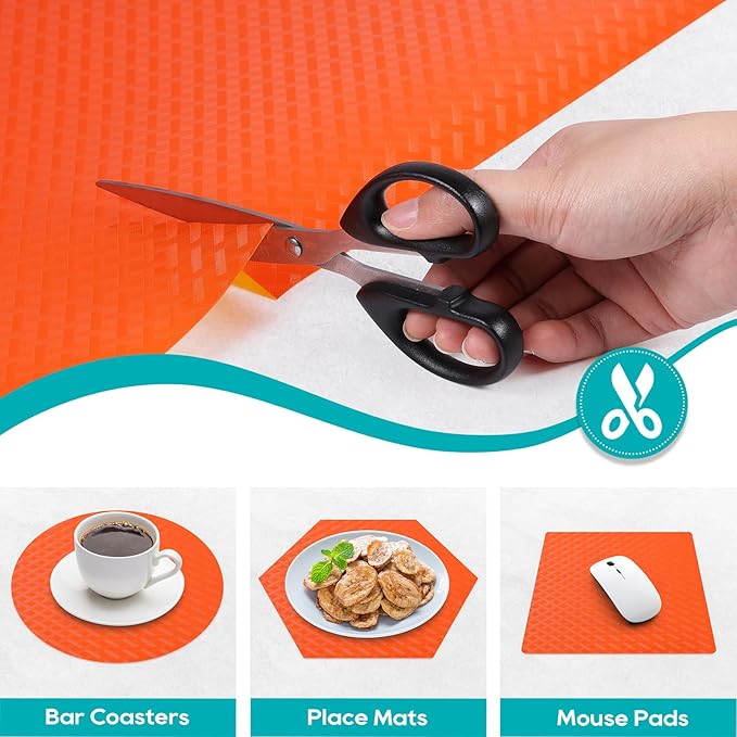 Fridge Liner Shelf Liners for Kitchen Cabinet Refrigerator Liners Waterproof & - Image 4