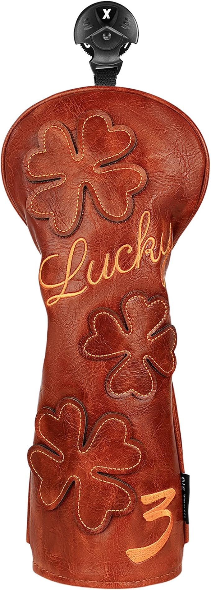 Golf Headcovers Golf Club Head Covers Four Leaf Clover Good Luck Charm by BigTeeth