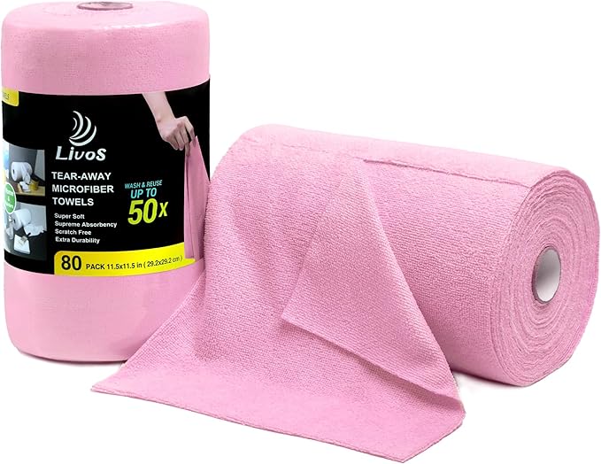 LIVOS Microfiber Cleaning Cloth Roll by LIVOS