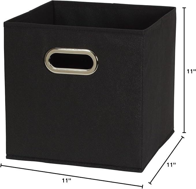 Household Essentials 80-1 Foldable Fabric Storage Bins | Set of 6 Cubby Cubes - Image 8