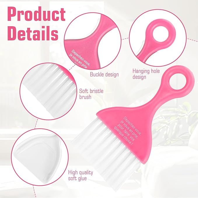 3 Pcs Mini Broom and Dustpan Set, Compact Cleaning Sweep, Mini Broom and Brush - Image 3