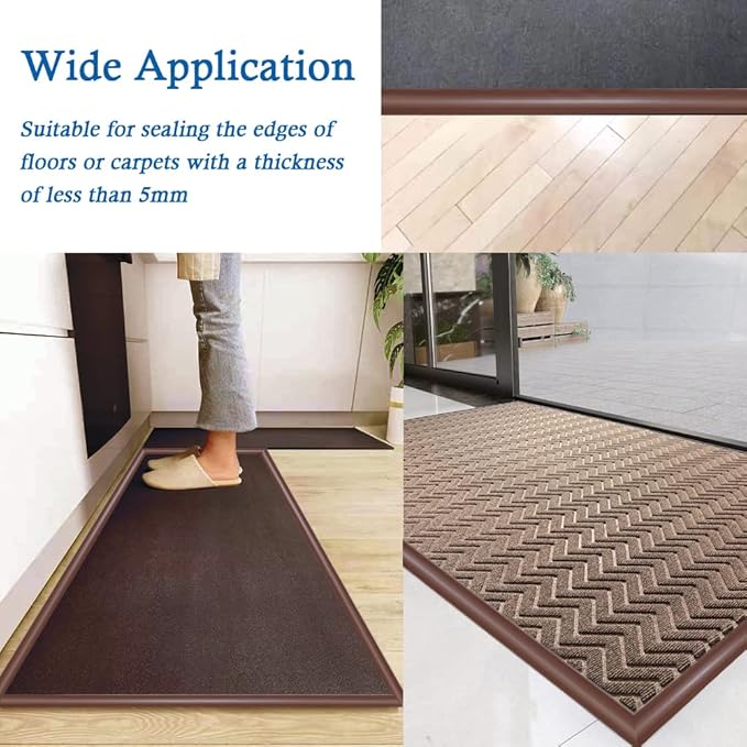 Floor Transition Strip Self Adhesive Carpet & Flooring Transitions Edging Trim - Image 7