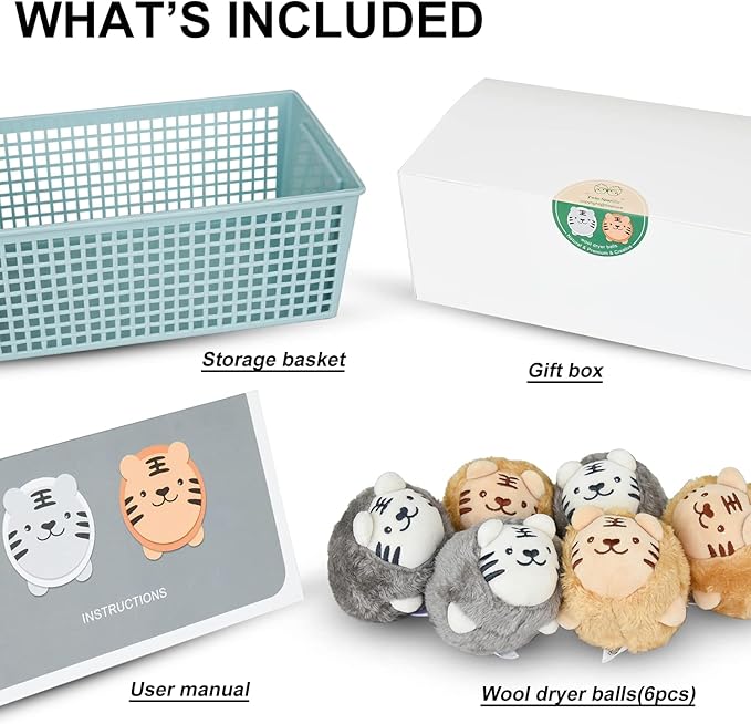 XL Size Wool Dryer Balls 6 Pcs - Image 5