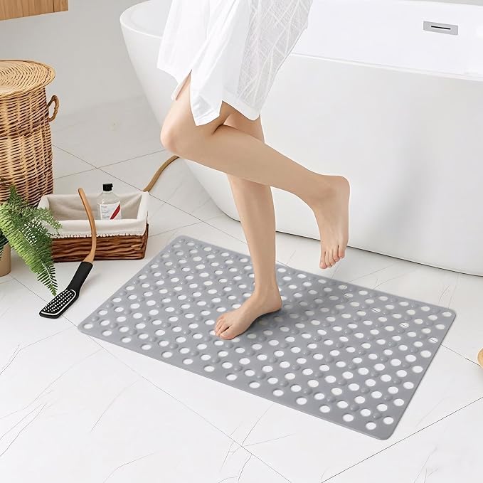 Non Slip Bathtub Mat and Shower Mat 31x17 inch, Bath Mat - Image 7