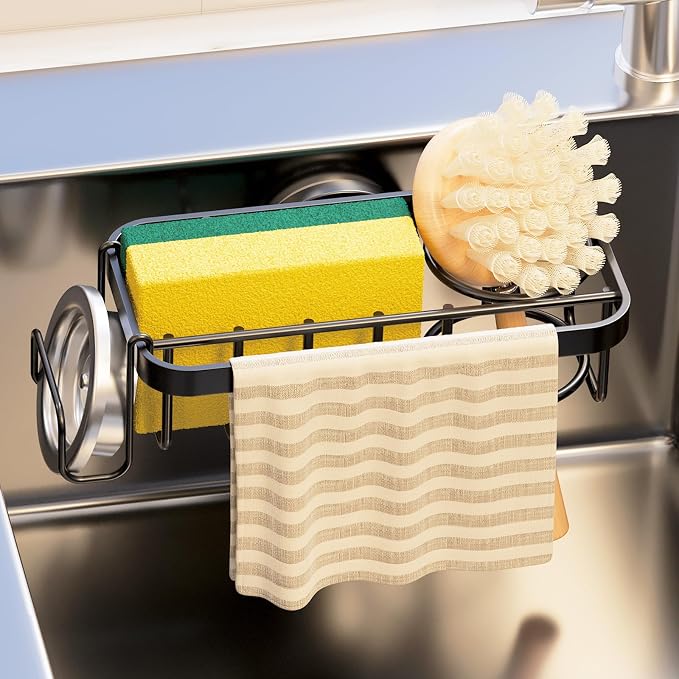 TAILI 4-in-1 Sponge Holder for Kitchen Sink by TAILI