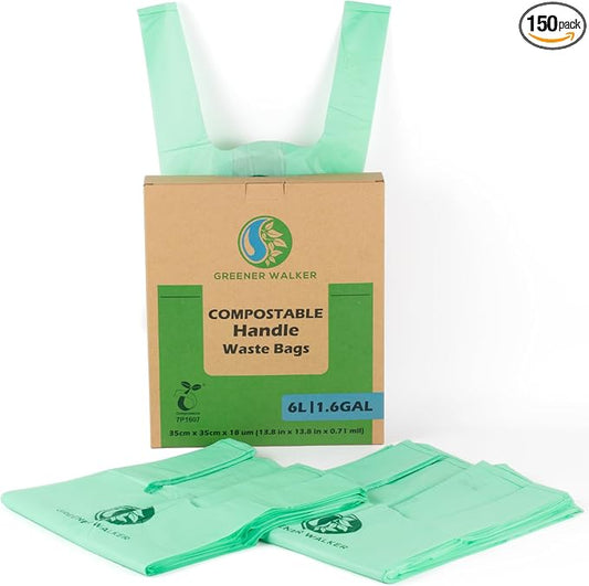 GREENER WALKER 100% Compostable Trash Bags by GREENERWALKER