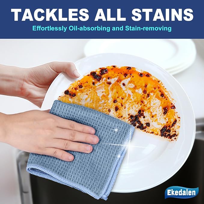 Microfiber Cleaning Cloth Waffle Weave - Image 6