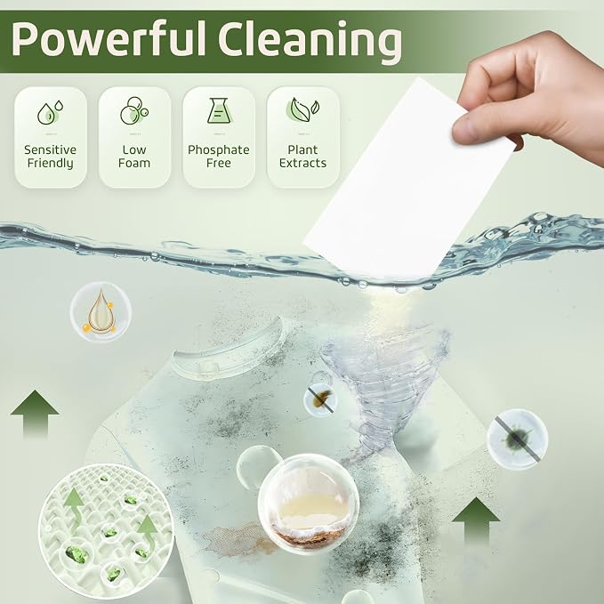 Poesie Laundry Detergent Sheet Sage Breeze Scent 160 Count Washer Sheets - Image 4