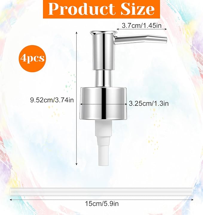 Soap Dispenser Replacement Pump, Hand Soaps - Image 4