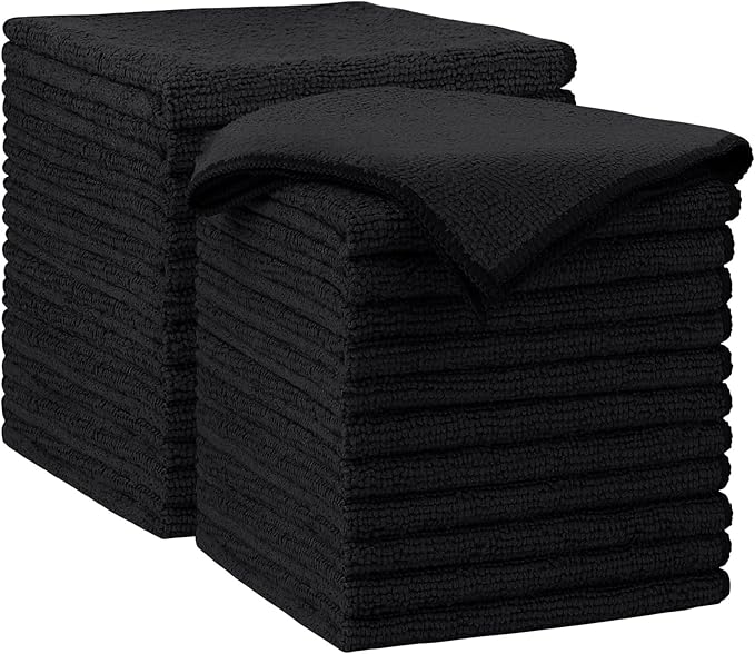 AIDEA Microfiber Cleaning Cloth-24PK, Soft Microfiber Towels by AIDEAHOME