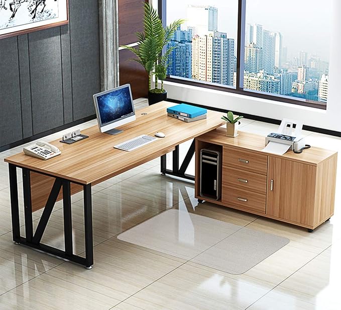 Office Chair Mat for Hardwood Floor, 48”x 36” Vinyl Desk Chair Mat Clear Floor - Image 8