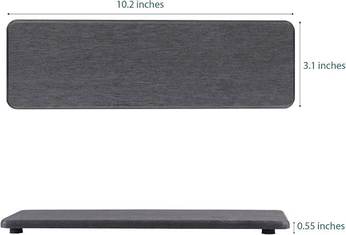 2 Pcs Water Absorbing Stone Trays, Kitchen/Bathroom Sink Soap Dish, Diatomite - Image 6
