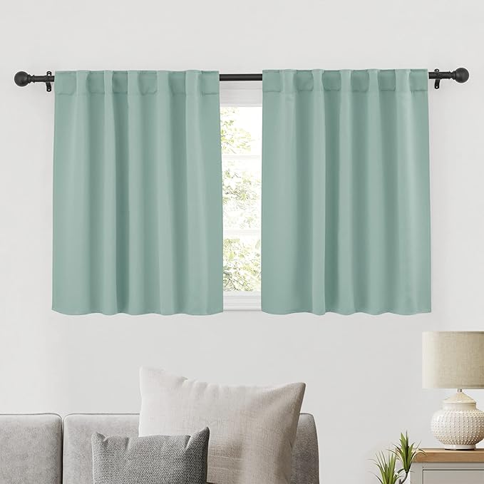 RYB HOME Blackout Curtains for Bathroom by RYBHOME
