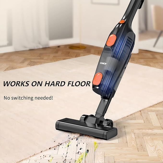 Candy Corded Stick Vacuum Cleaner, Powerful Suction Handheld Vacuum - Image 6