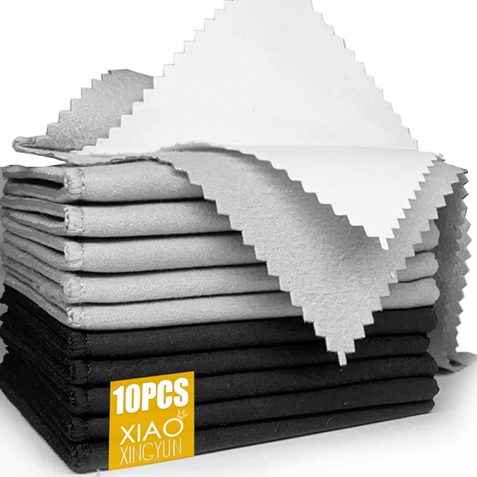 XIAOXINGYUN 10 PCS Silver polishing Cloth, Jewelry Cleaning Cloth by XIAOXINGYUN