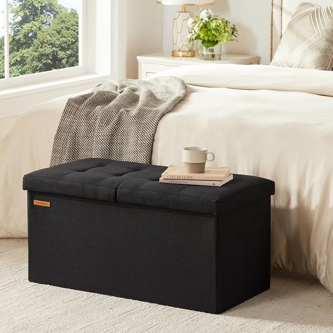 HAUSFRAU - 30 Inches Storage Ottoman Bench - Image 5