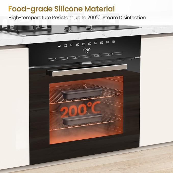 2 Pack Silicone Silverware Drawer Organizer, DIY Free Combination Kitchen - Image 4