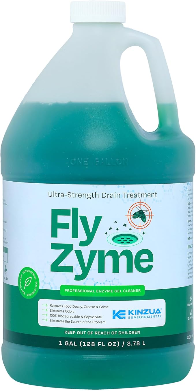 Kinzua Environmental Fly-Zyme, Highly Concentrated Enzyme Drain Cleaner by KinzuaEnvironmental