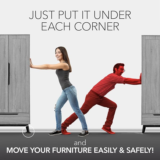 Felt Furniture Sliders Hardwood Floors X-PROTECTOR – 16 PCS 3 1/2" Furniture - Image 5