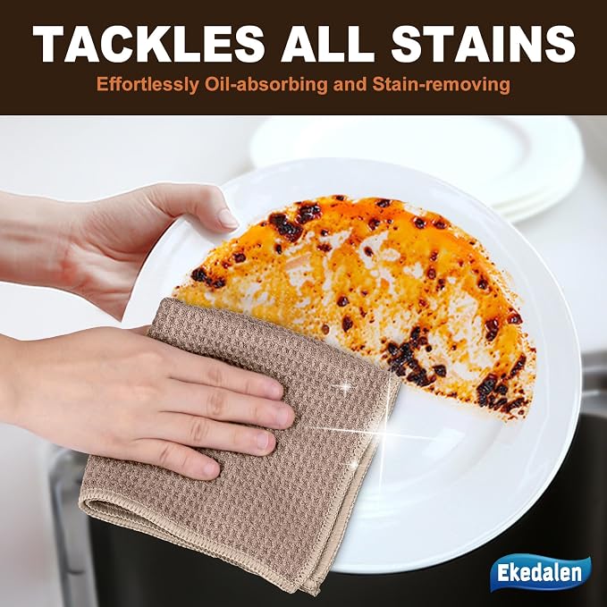 Microfiber Cleaning Cloth Waffle Weave - Image 6