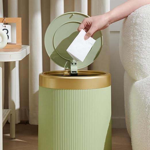 URALFA Automatic Motion Sensor Bathroom Trash Can - Image 4