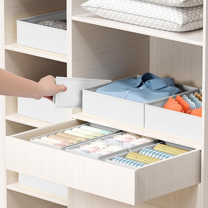 DIMJ Drawer Organizer Clothes - Image 7