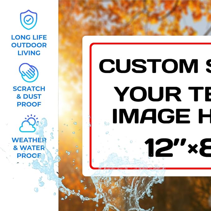 Personalized Aluminum Weatherproof Metal Sign - Image 3