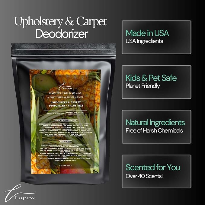 Pineapple Wild Mango Carpet Freshener Powder Refill 36 oz | Powerful Odor - Image 5
